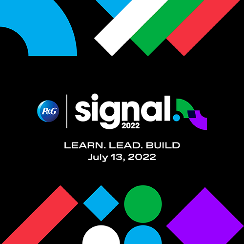Signal 2022 poster - Learn, Lead, Build