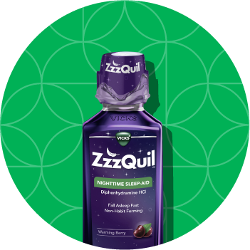 Bottle of ZzzQuil