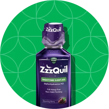 Bottle of ZzzQuil