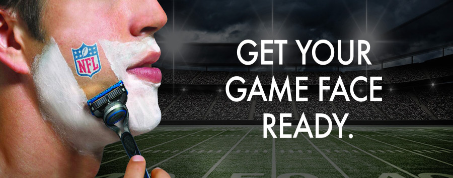 Get your game face ready by Gillette
