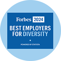 Forbes America’s Best Employers for Diversity badge