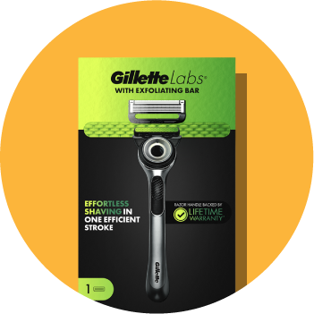 Package of GilletteLabs Exfoliating Bar Razor