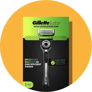 Package of GilletteLabs Exfoliating Bar Razor