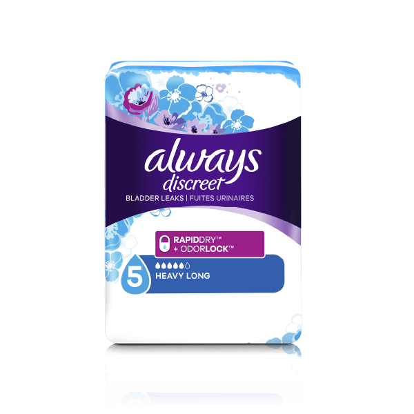 Always Discreet Rapid dry odorlock