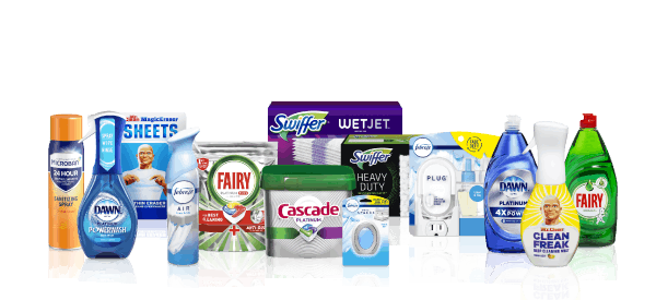 Procter & Gamble Europe household product info site