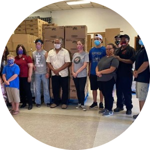 Alexandria team posing