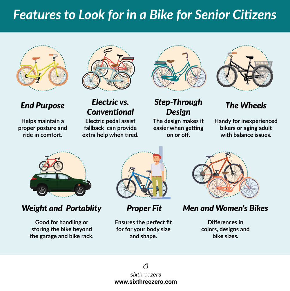 easy ride bikes for seniors