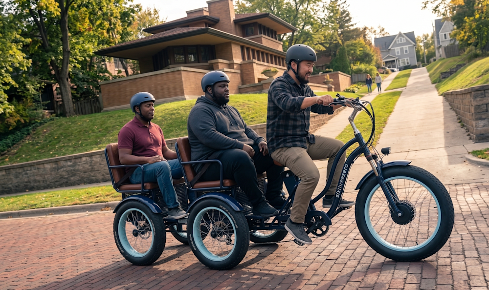 Ricksshaw Can an Electric Rickshaw Handle 600+ lbs? Real-World Test With 3 Adult ...