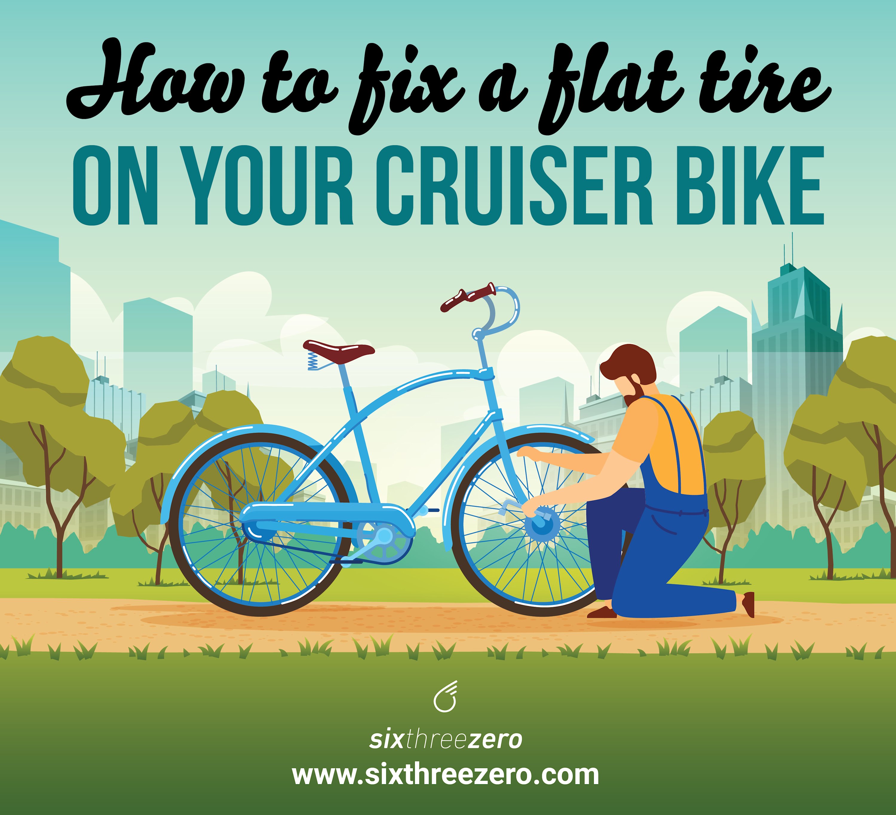 How To Change Rear Tire On Cruiser Bike How To Fix A Flat Back