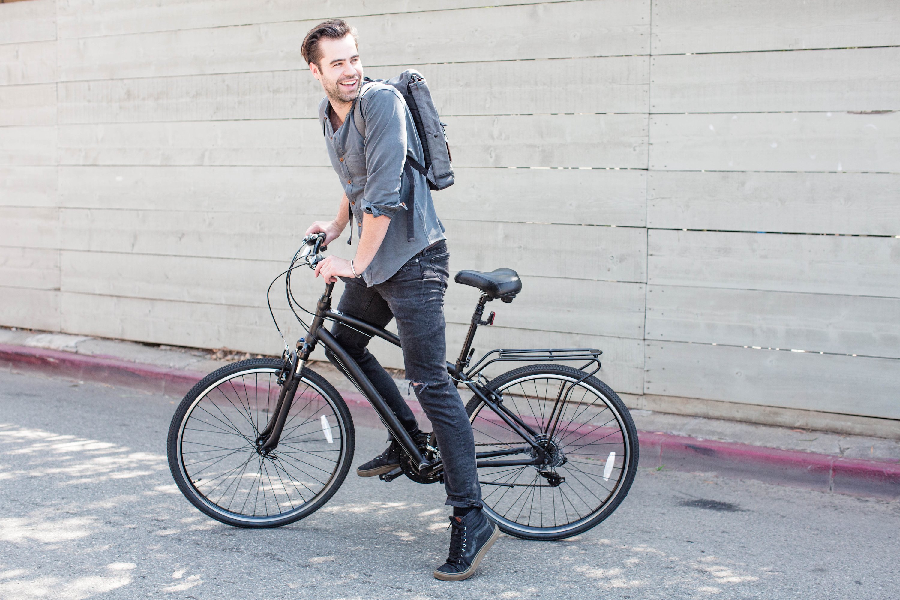 how to ride a hybrid bike