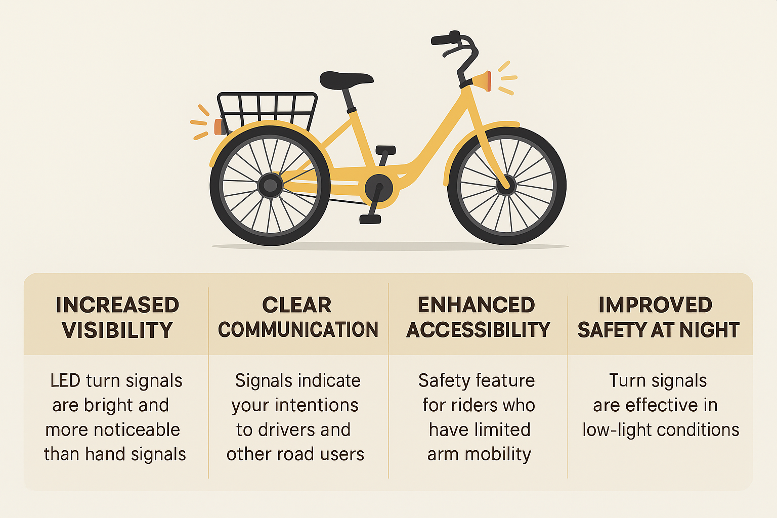 Safety Message Using Turn Signals The Safety Power of Turn Signals on Electric Tricycles