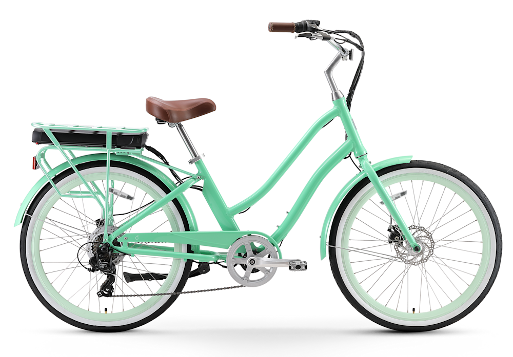 Sixthreezero Hybrid Electric Bike With Pedal Assist 26 Inch 500W 7 Speed |  Best E Bike Prices Online