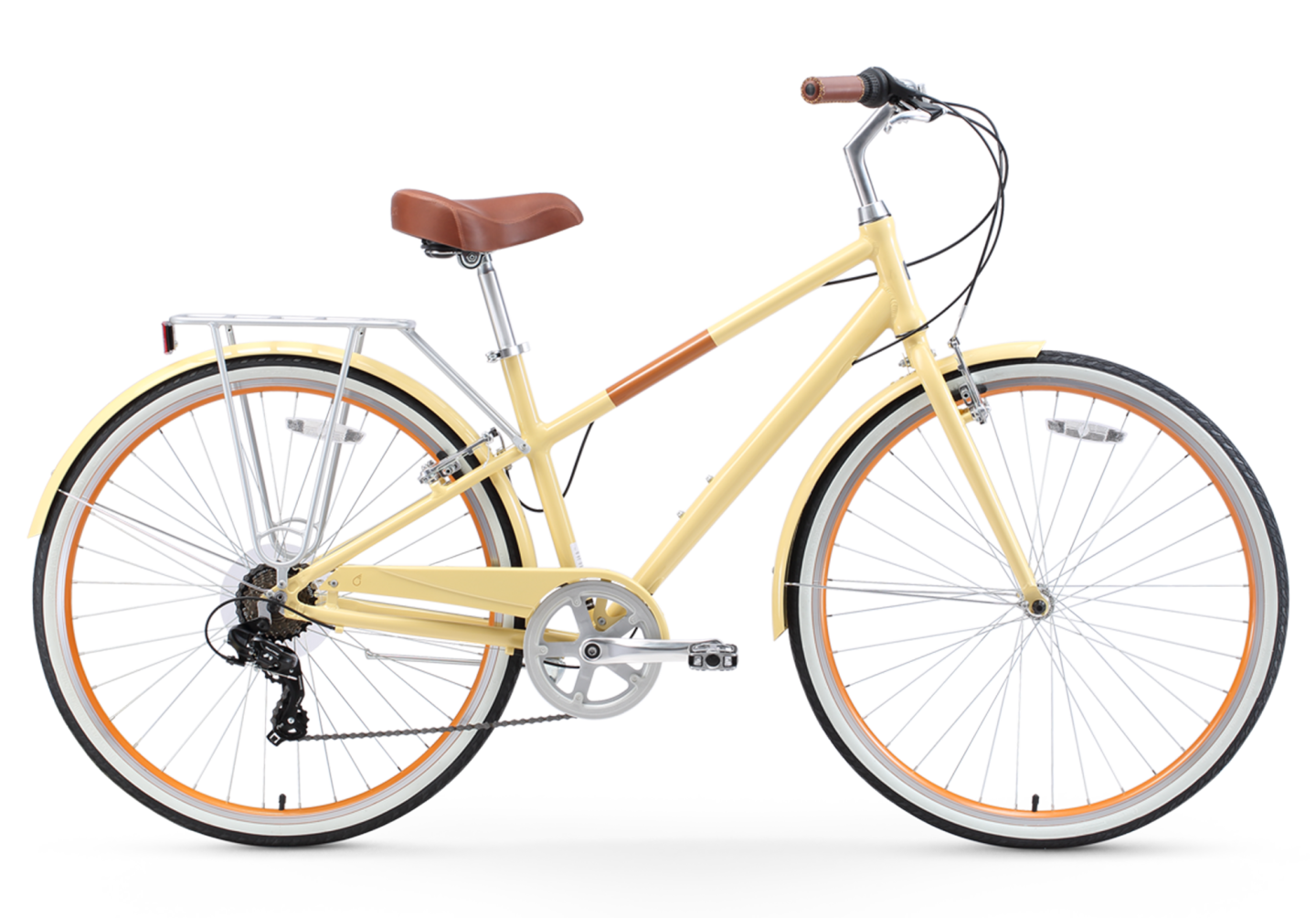 Sixthreezero reach your destination women's 7 speed hybrid clearance bicycle