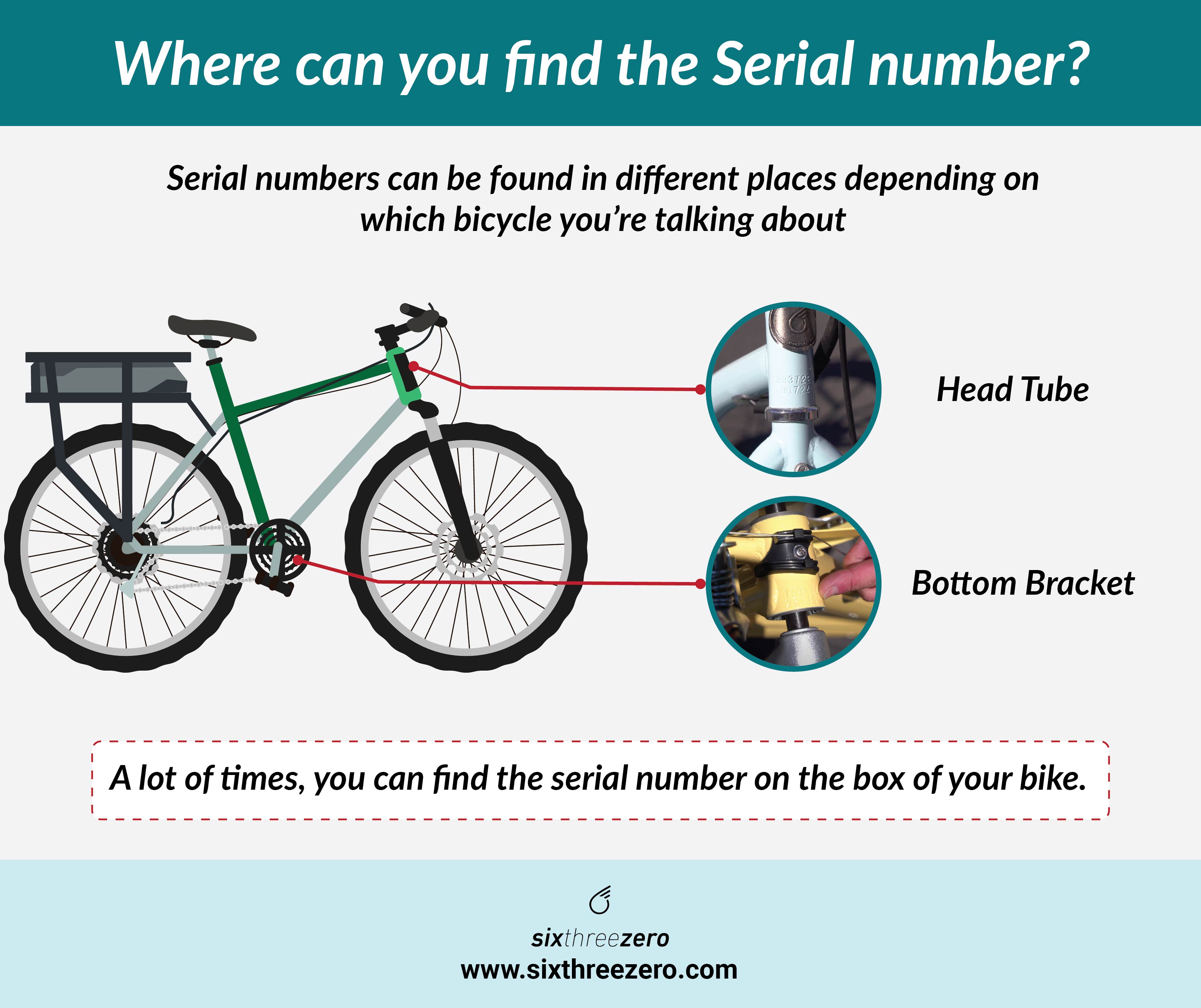 Where to Find Your Bike Serial Number