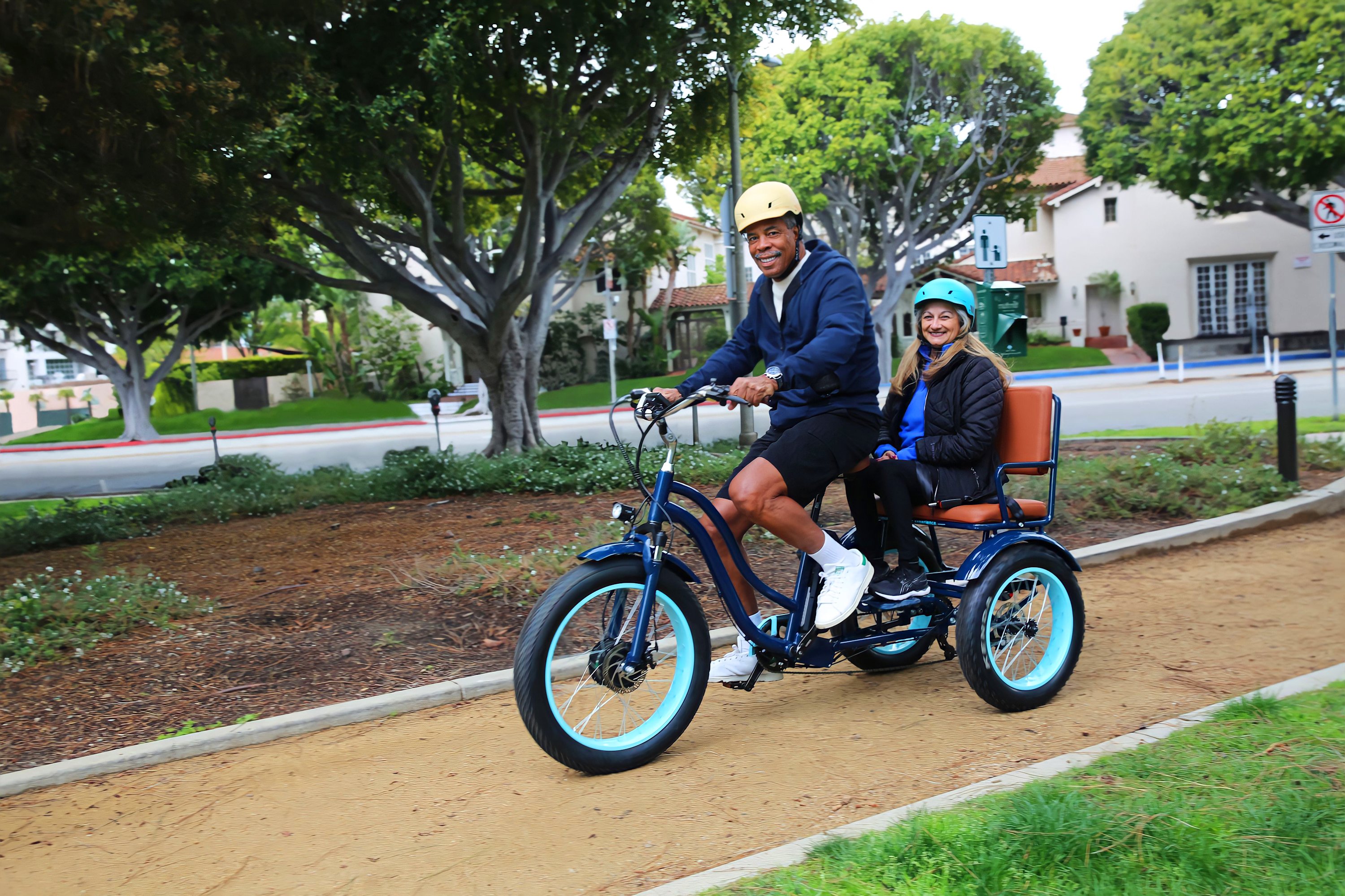 Off-Road Adventures Await! Electric Bike Rickshaw with Passenger Seat ...