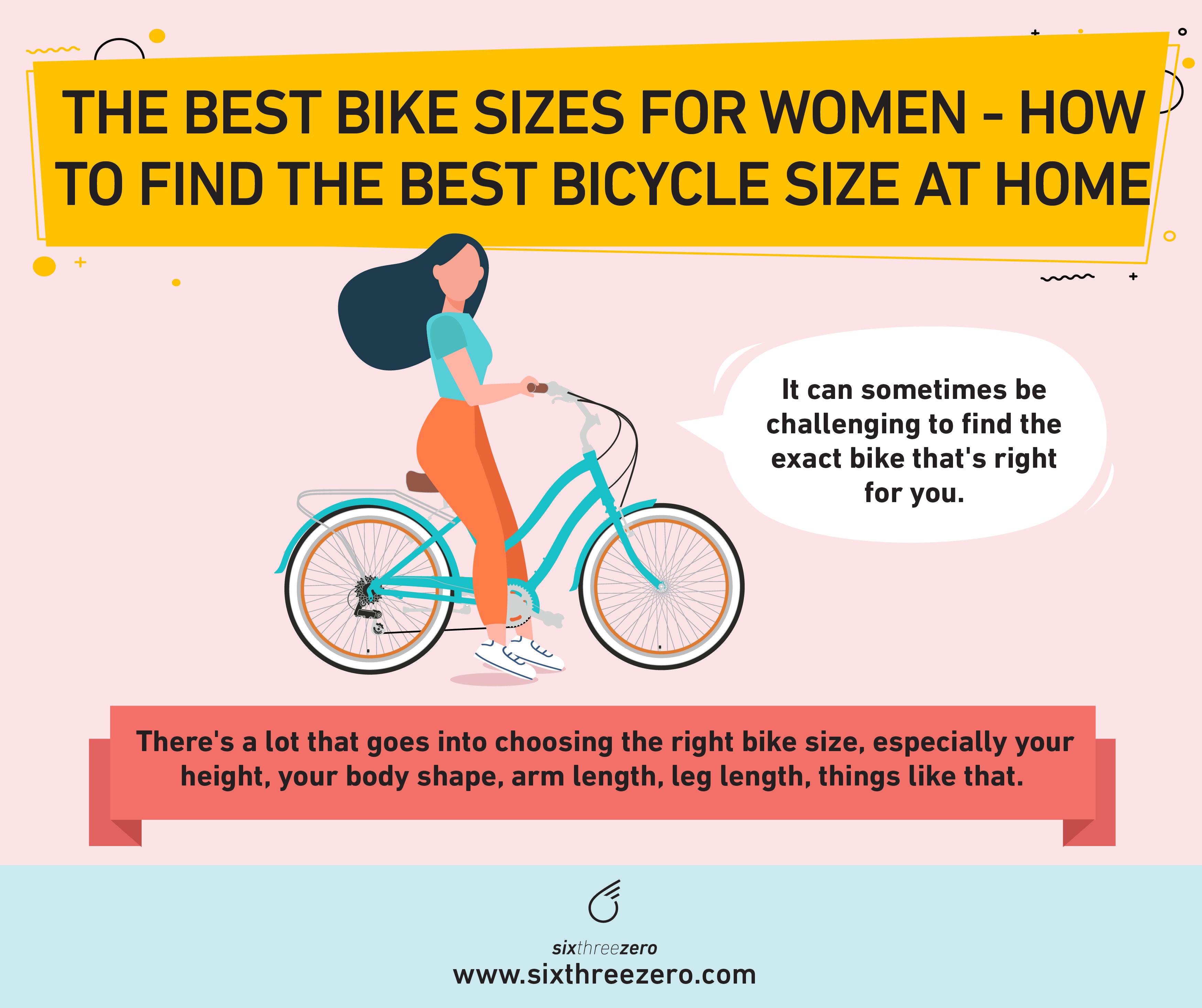 Best Bike Sizes For Women (Bike Types & Buying Tips) Bicycle For 5 feet
