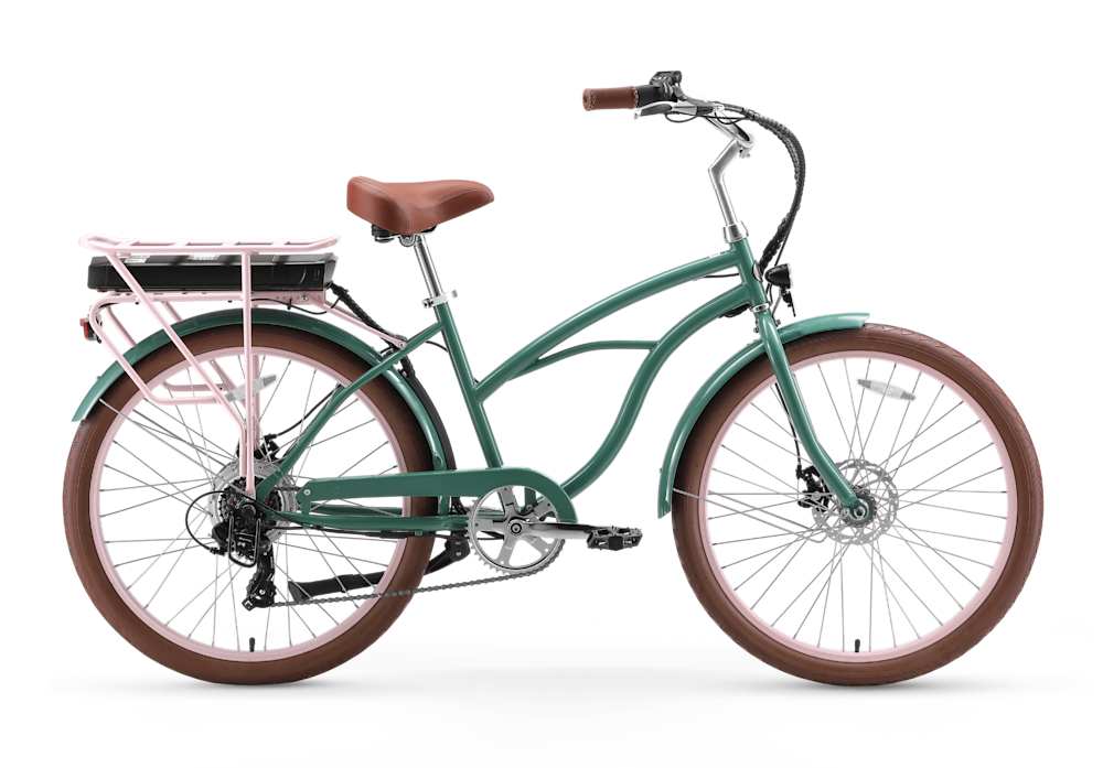 Women's Sixthreezero Electric Beach Cruiser Bike - 26