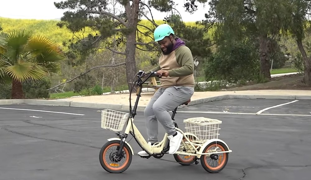 Electric Foldable Trike for Heavier Riders | Folding E Trike for Plus ...