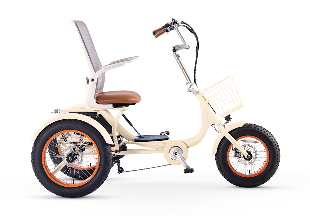 Best Recumbent 750w E-Trike on the Market Simple Glide Recumbent