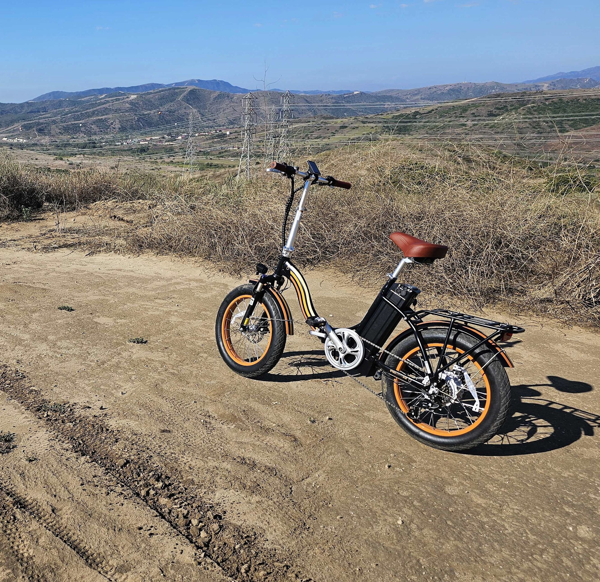 folding electric bike with fat tires