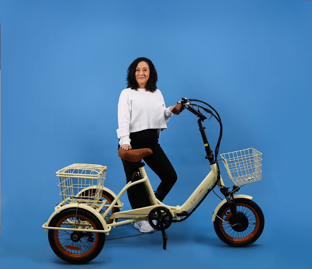 Ez Rider EZ Transit, A Foldable E-trike for Riders between 4'11