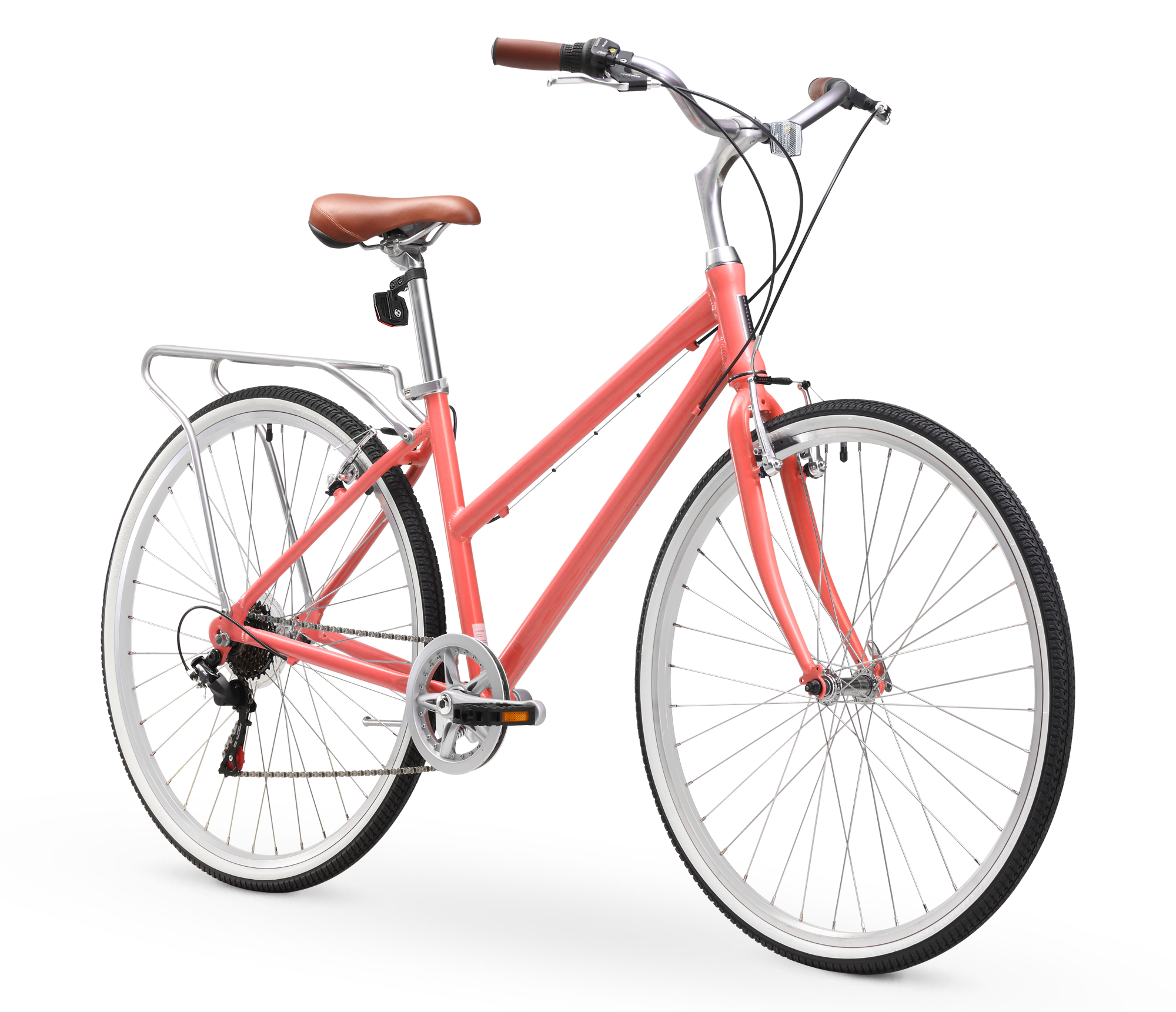 sixthreezero explore your range women's 7 speed commuter hybrid bike