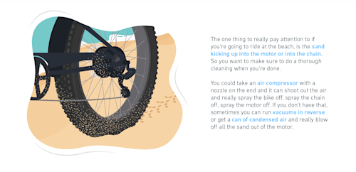 Riding Electric Beach Cruiser Bike on a Sand: Tips and Information