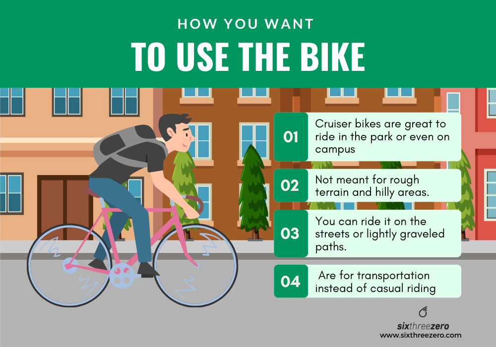 difference between commuter and cruiser bikes