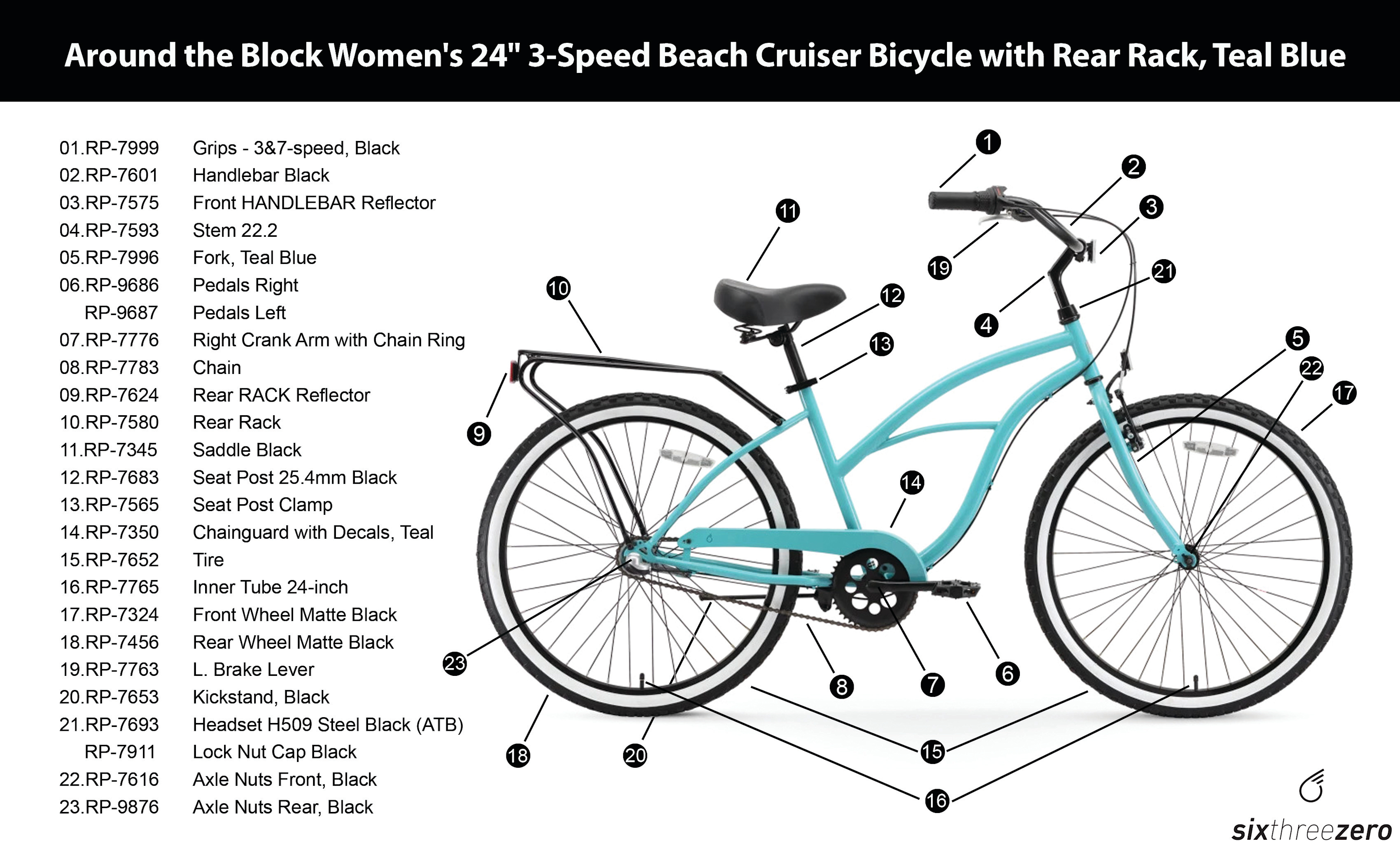 24 inch cruiser bike with gears