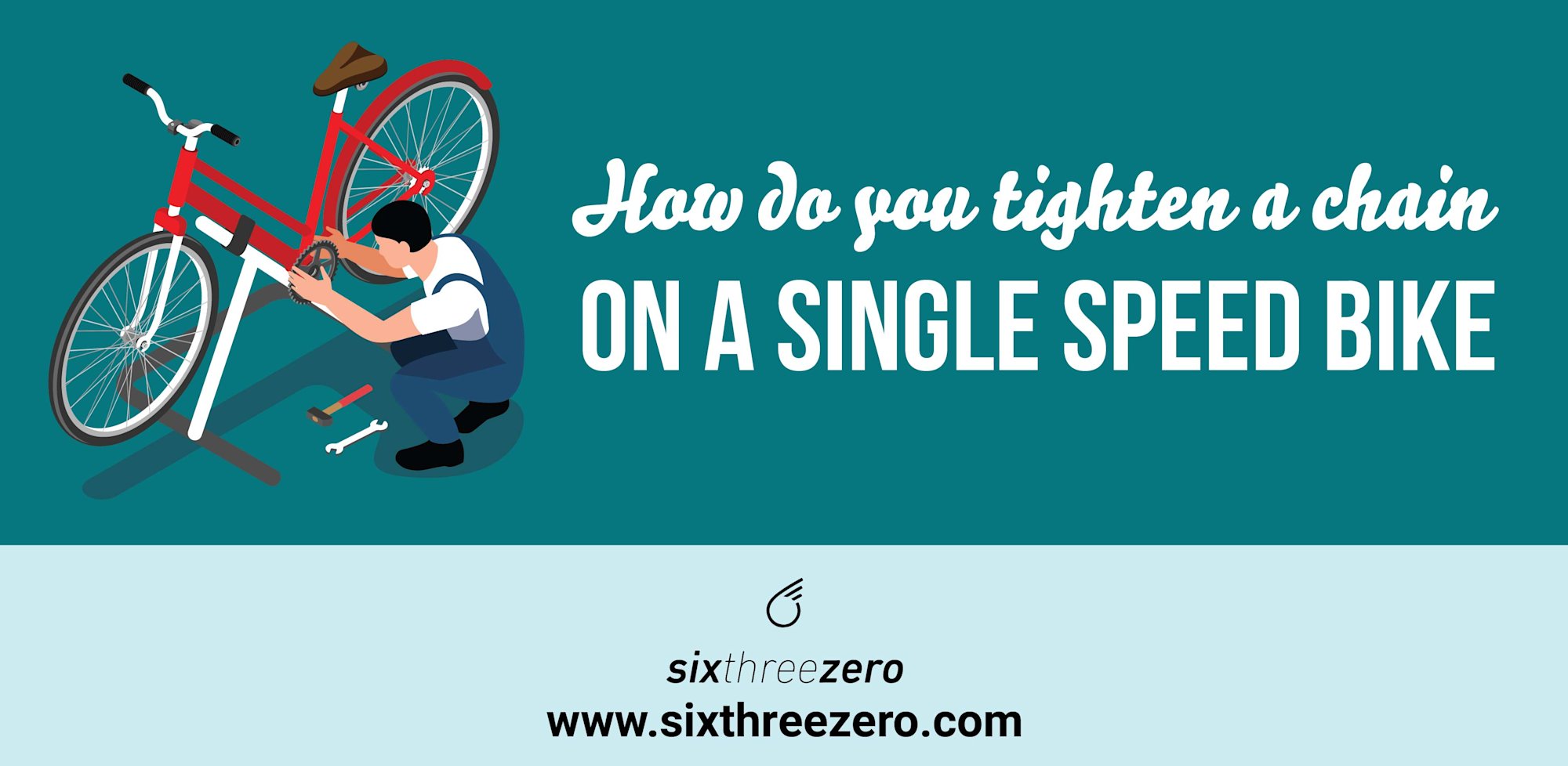 How Do You TIGHTEN A CHAIN on SINGLE SPEED BIKE?