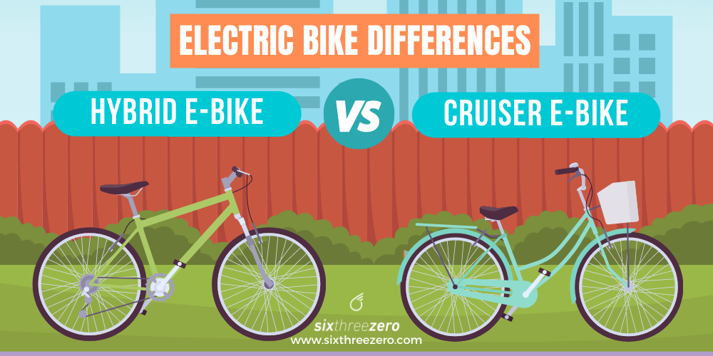 difference between cruiser and hybrid bike