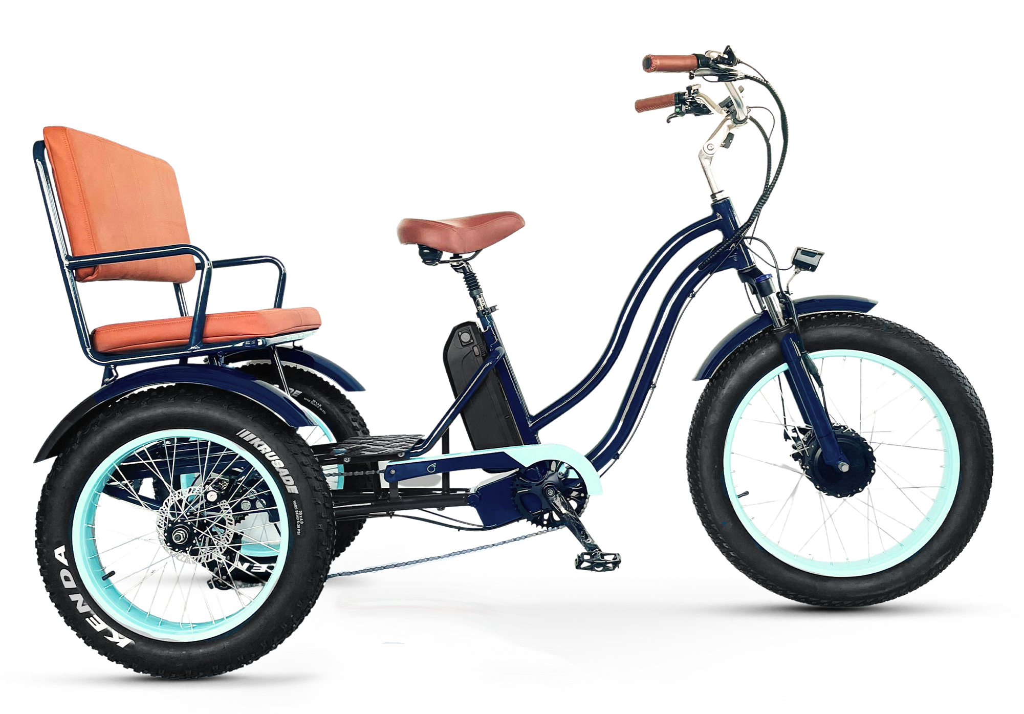 three wheel bike with passenger seat