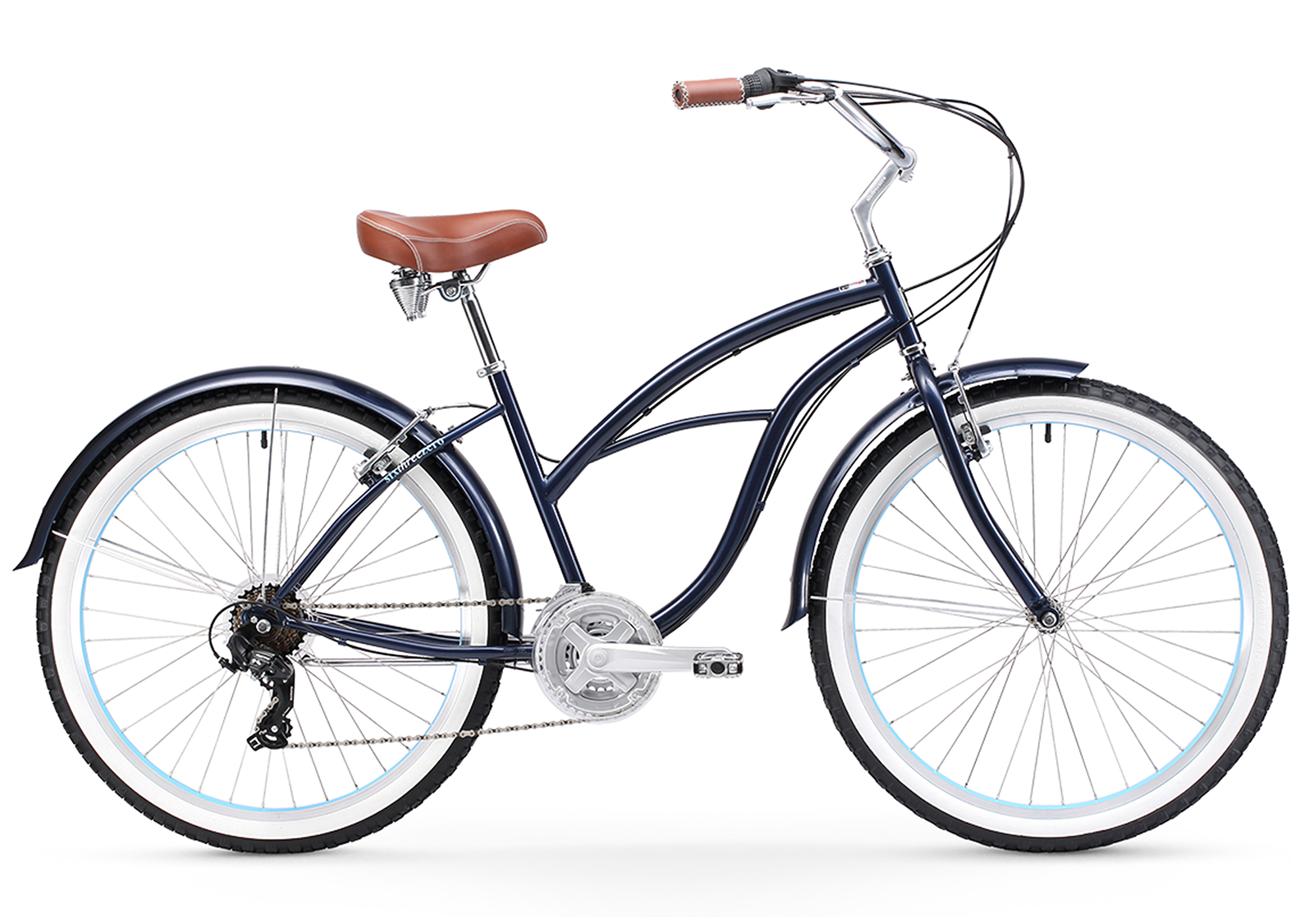 sixthreezero classic edition 3 speed women's beach cruiser bike