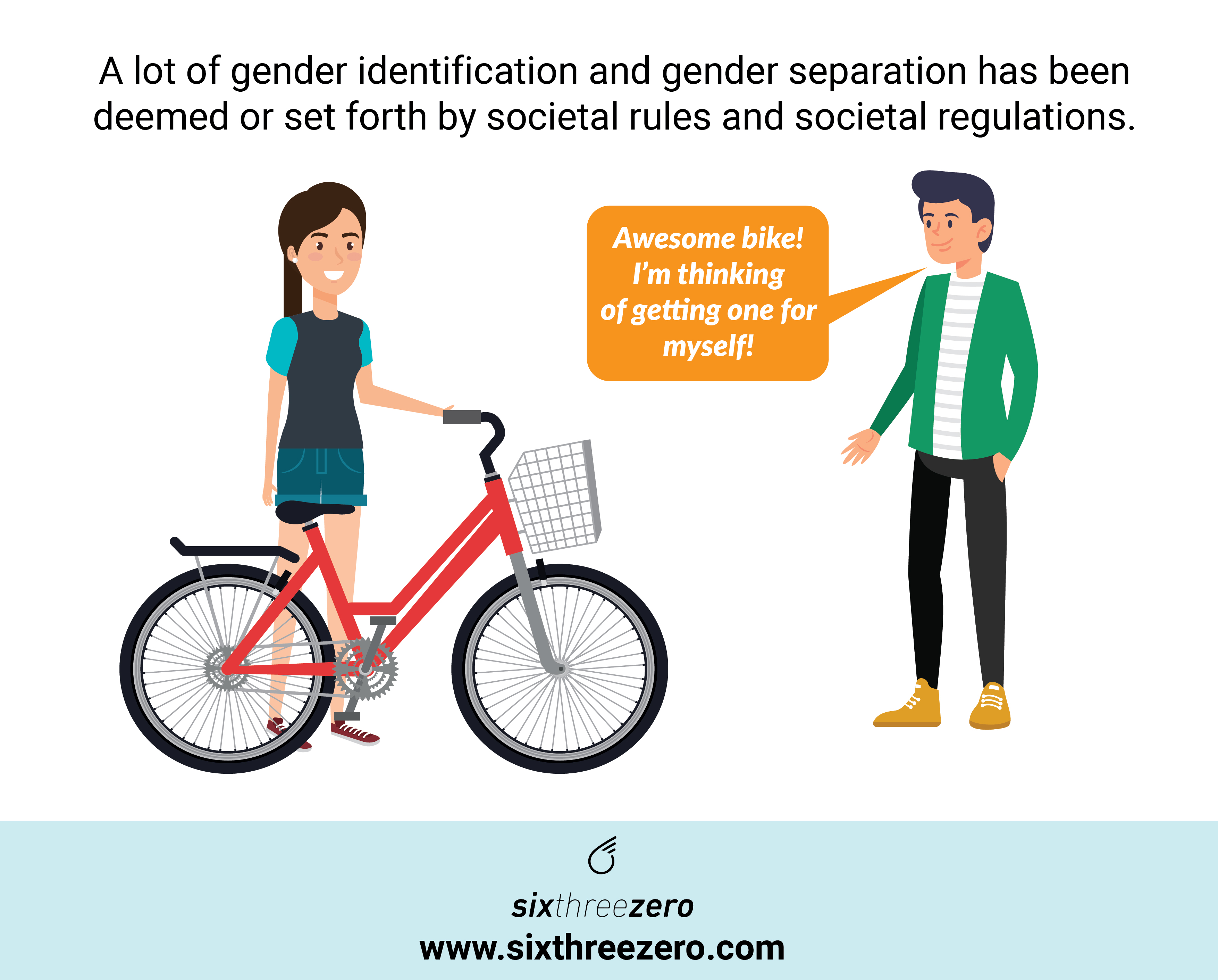 Difference mens womens discount bikes