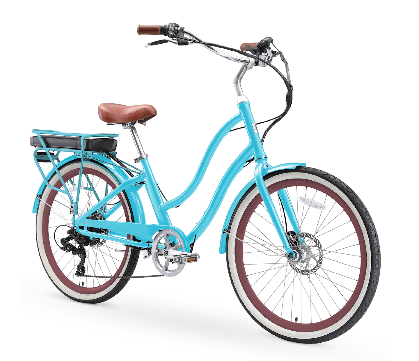 yukie Women's Sixthreezero EVRYjourney Electric Hybrid Bicycle