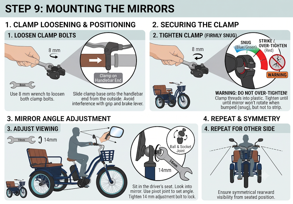 How to Assemble the Sixthreezero 1000W Mid-Drive Electric Rickshaw