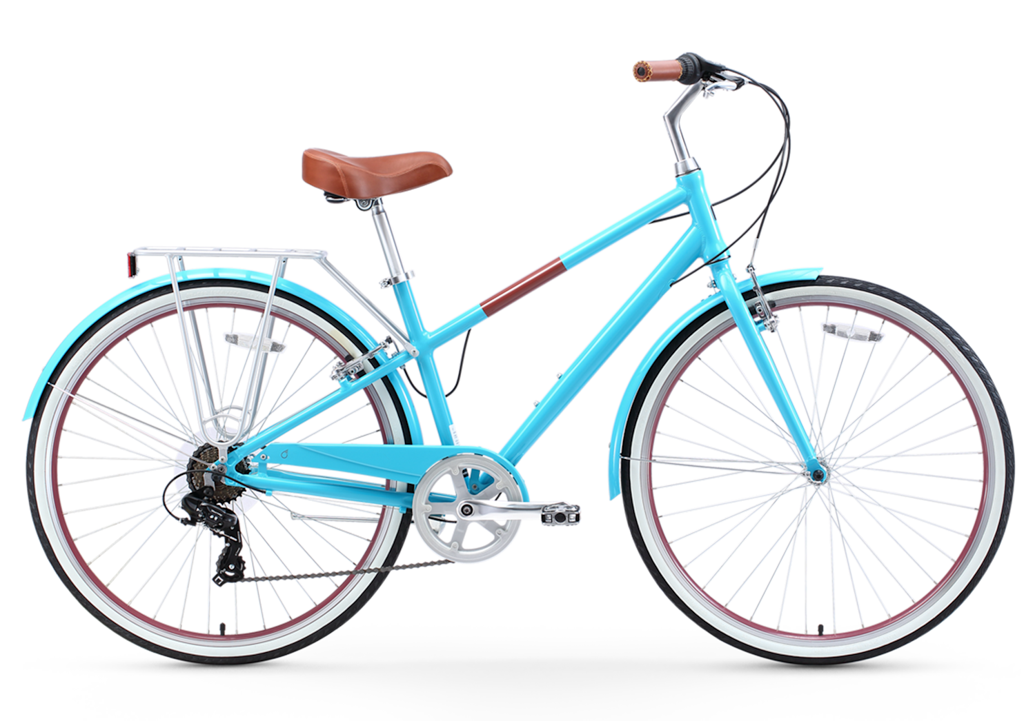 Yellow Women's Bike Pastel Yellow Beach Cruiser Bicycle With Basket (Great Reviews & New