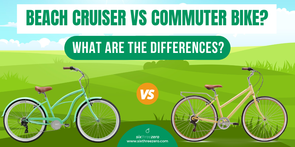 difference between commuter bike and cruiser bike