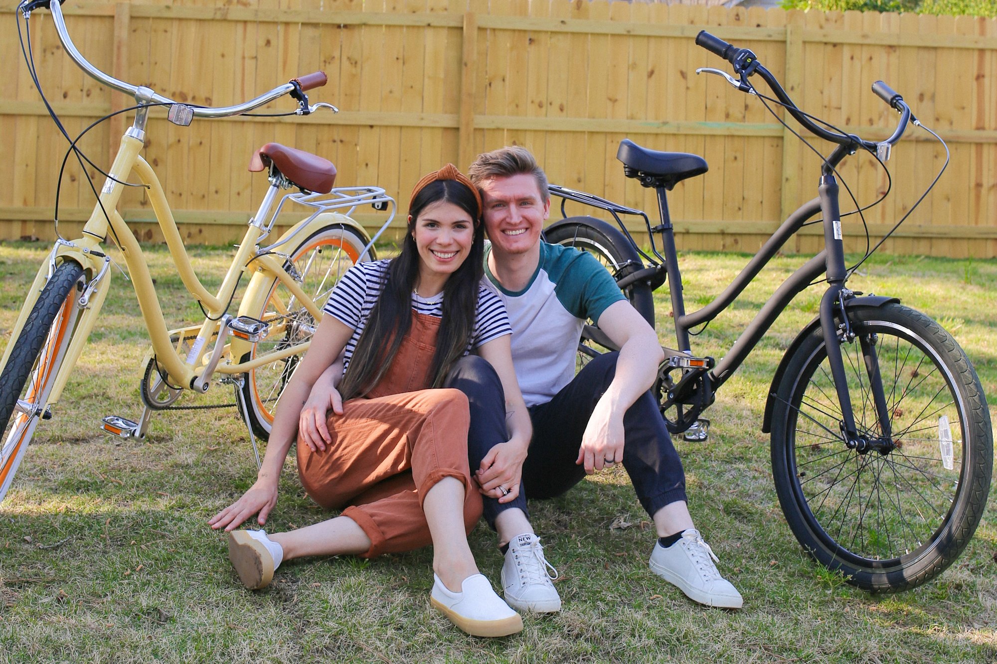 riding a cruiser bike