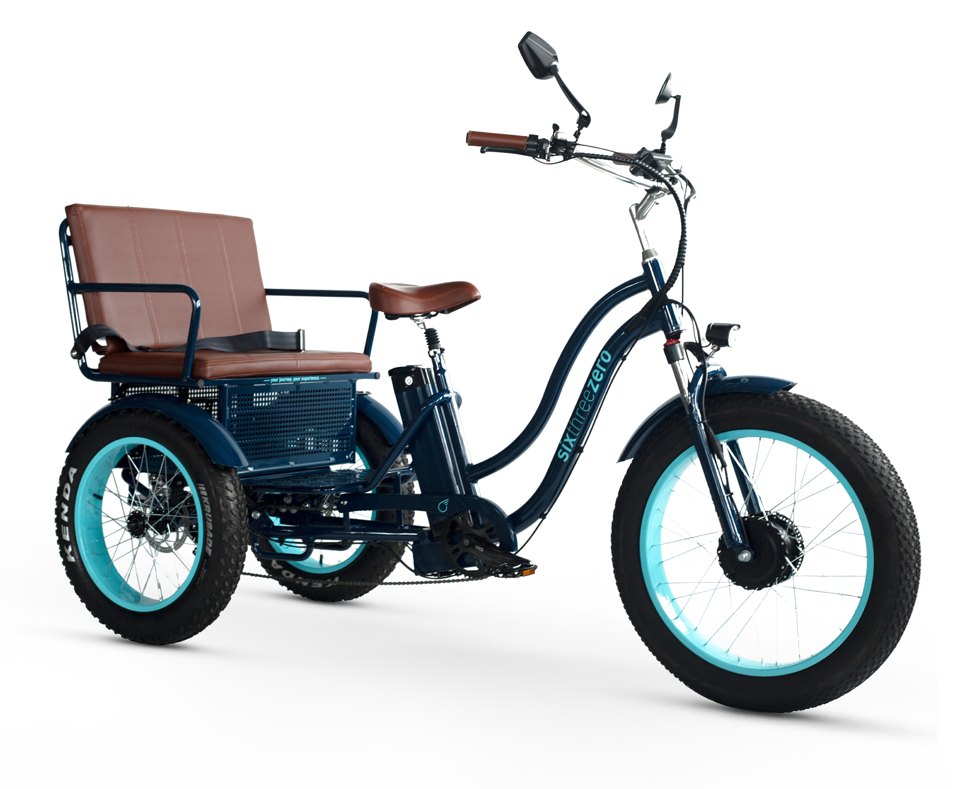 Usman Ricshaw Sixthreezero EVRYjourney Electric Bike Rickshaw| ETrike With Passenger Seat
