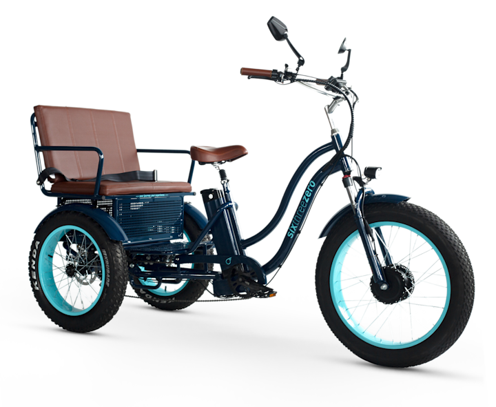 Bilo Riksha Sixthreezero EVRYjourney Electric Bike Rickshaw| ETrike With Passenger Seat
