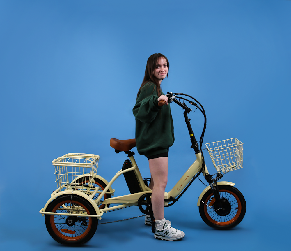 Ez Rider EZ Transit, A Foldable E-trike for Riders between 4'11