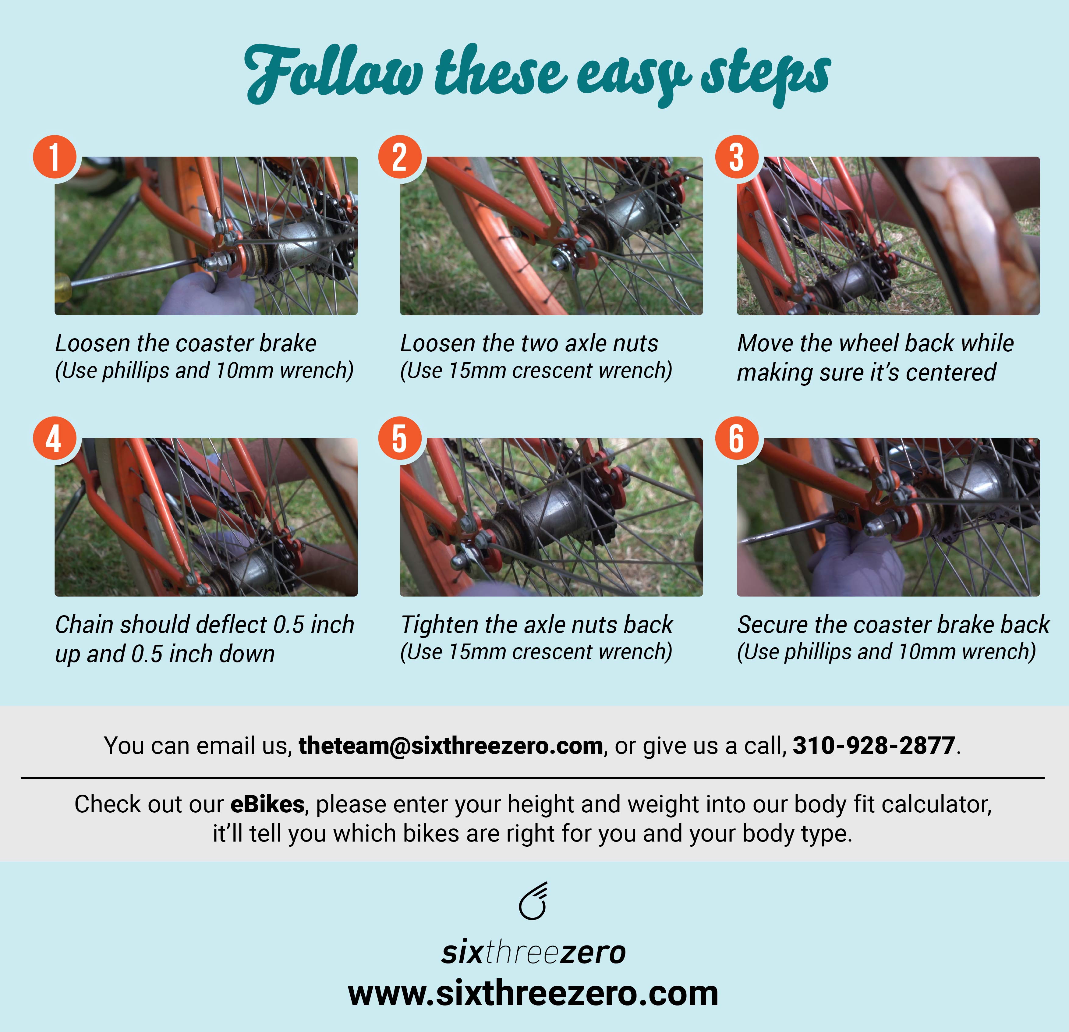 How to tighten up a 2024 bike chain