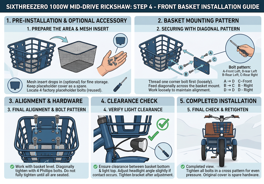 ※レンタル落ち　RRR/Step by Step How to Assemble the Sixthreezero 1000W Mid-Drive Electric Rickshaw