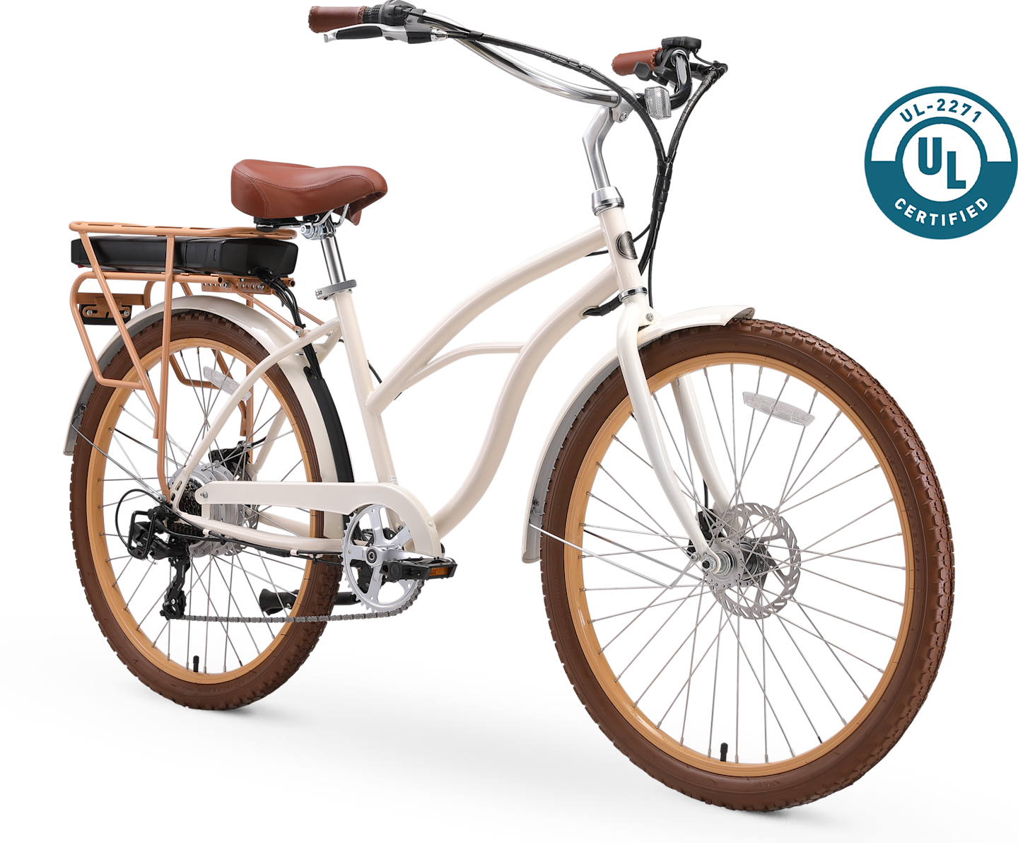Around the Block NEW Women's Electric Beach Cruiser Bike