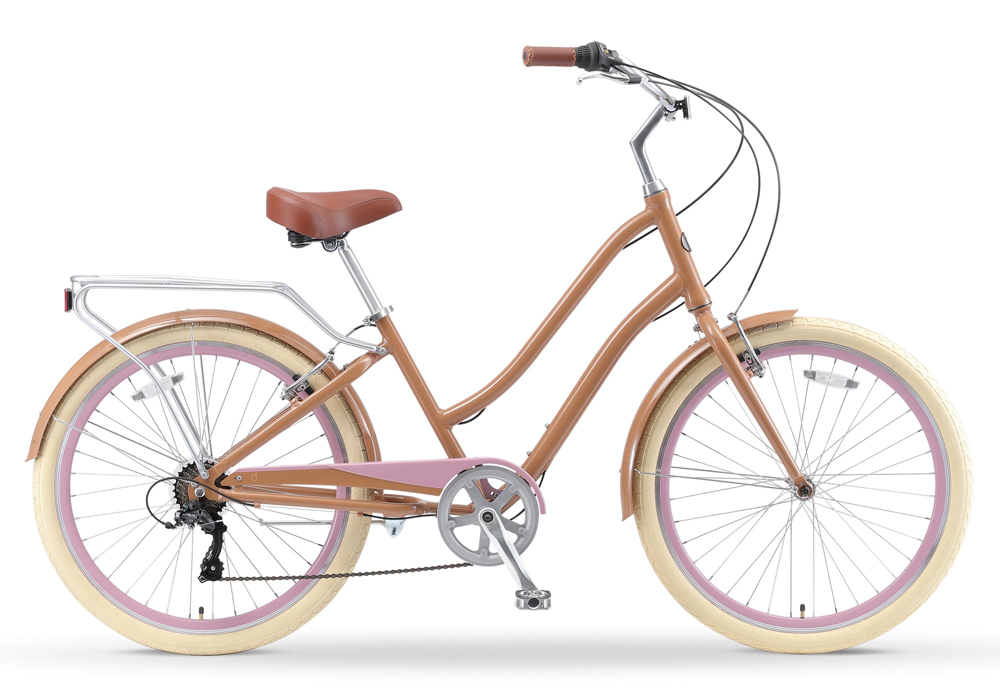 sixthreezero 26 inch women's 7 speed hybrid city bike