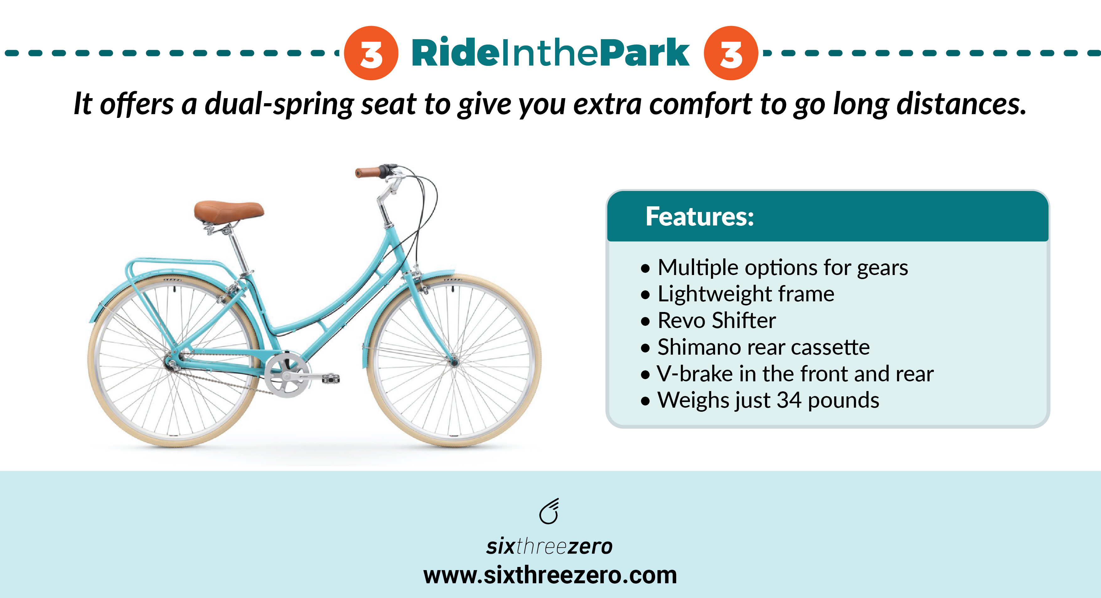 Sixthreezero ride in the park women's best sale touring city road bicycle with rear rack