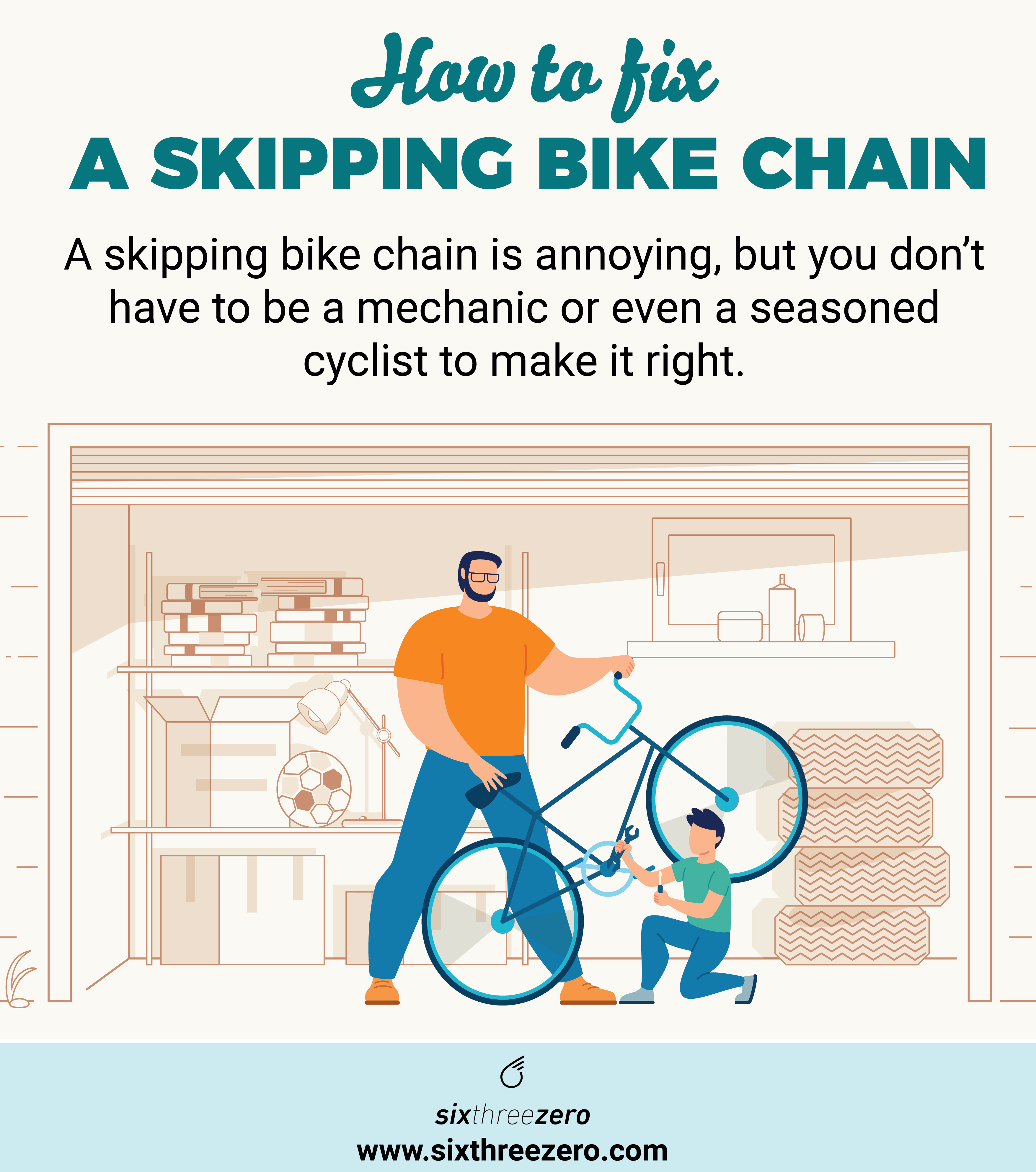 How To Fix A Skipping Bike Chain Why Is My Bicycle Chain Skipping What Causes It Sixthreezero Bike Co