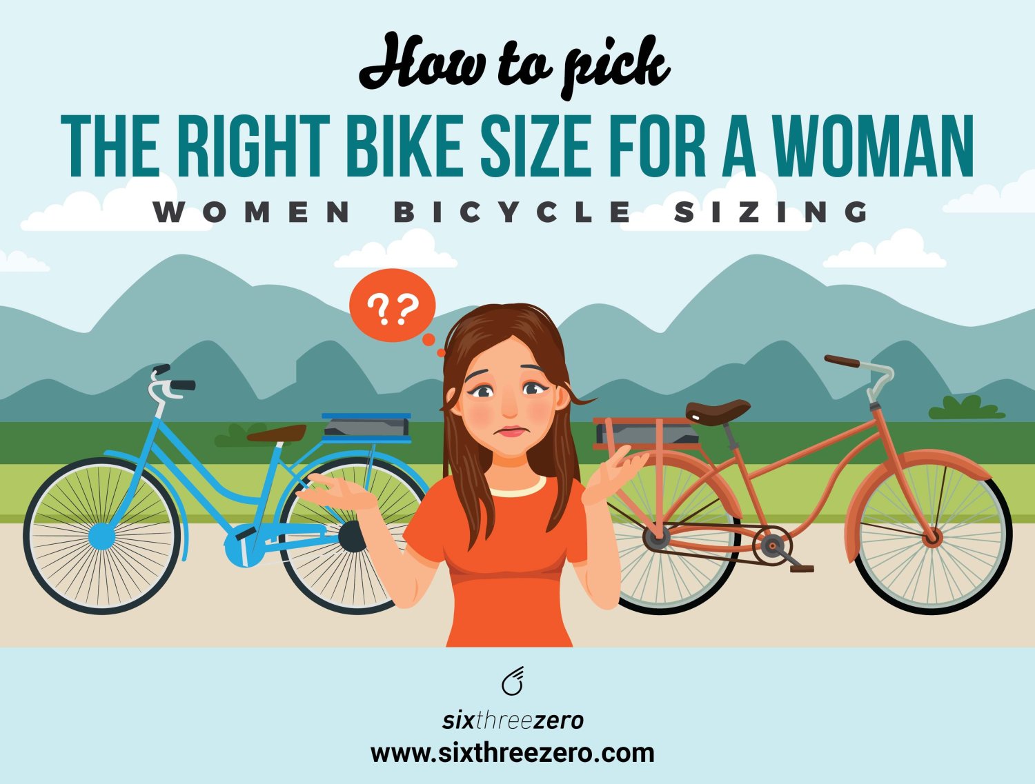 adult women bike size