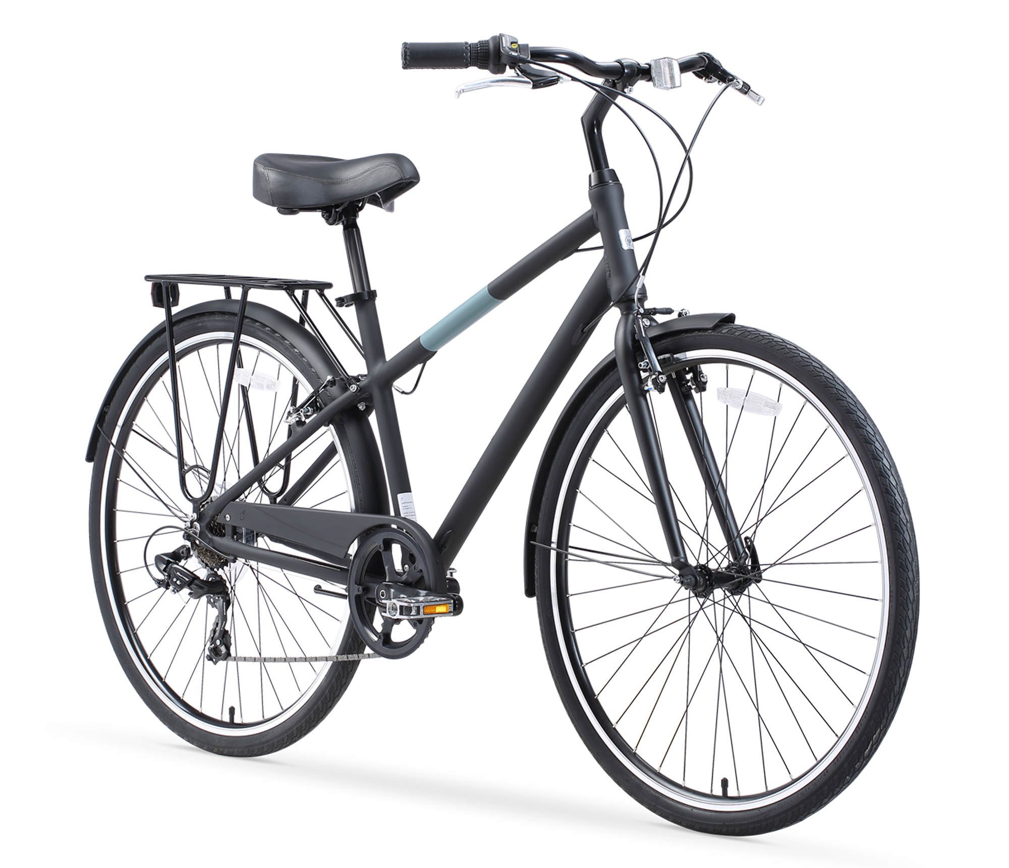 sixthreezero reach your destination women's 7 speed hybrid bicycle